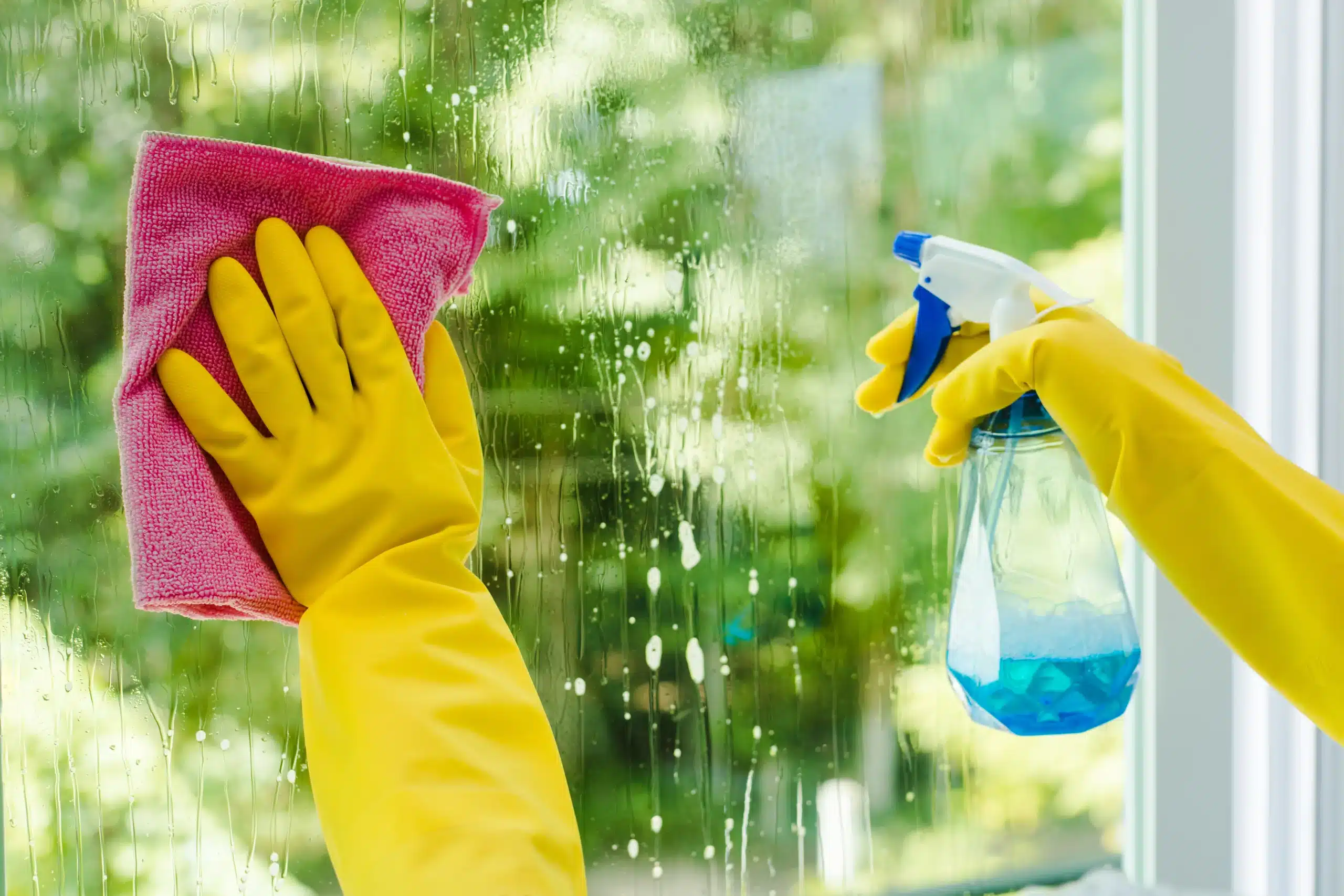 Using The Wrong Type Of Cleaning Supplies