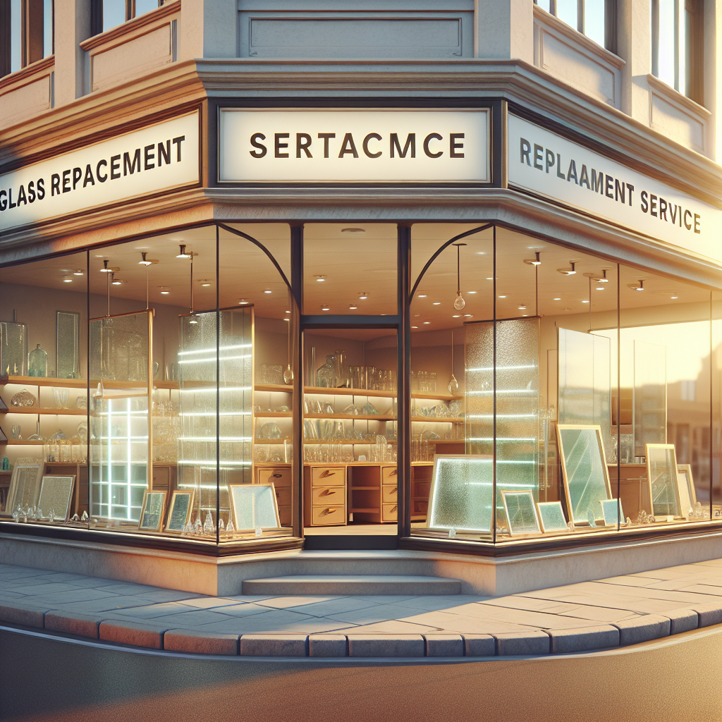 Photo-realistic glass storefront installation with reflections, tempered glass, and aluminum frame for reliable, professional service in Las Vegas' 89141 area.