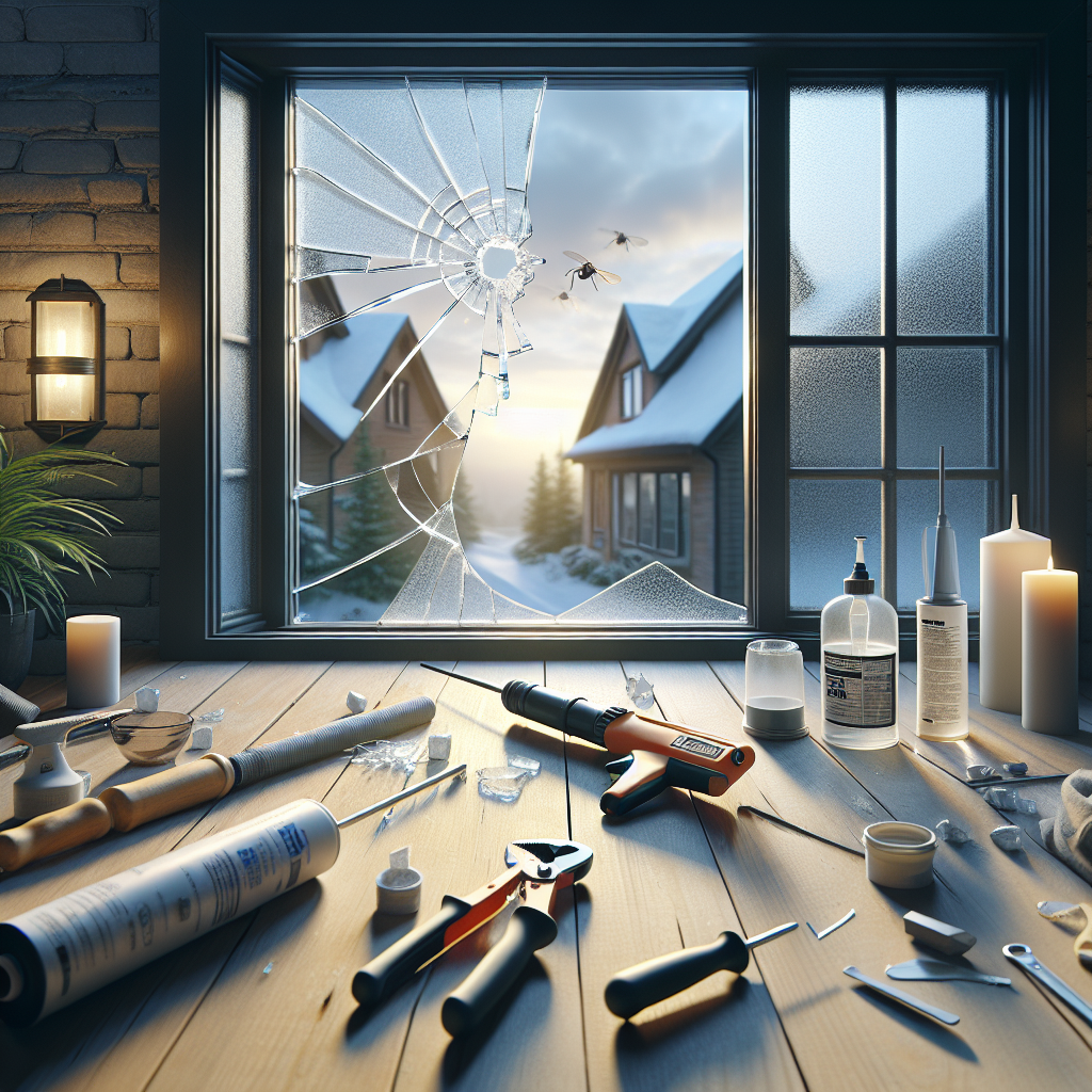 Photo-realistic glass installation with silicone seams in aluminum frame, showing lifelike reflections and capturing natural light.