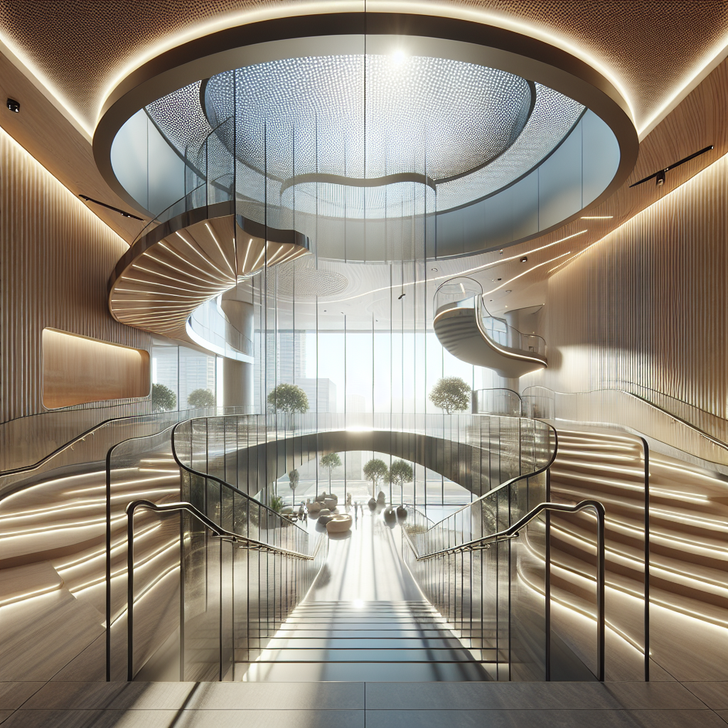 Stylish and durable glass handrail installation for vibrant 89144 Summerlin commercial spaces.