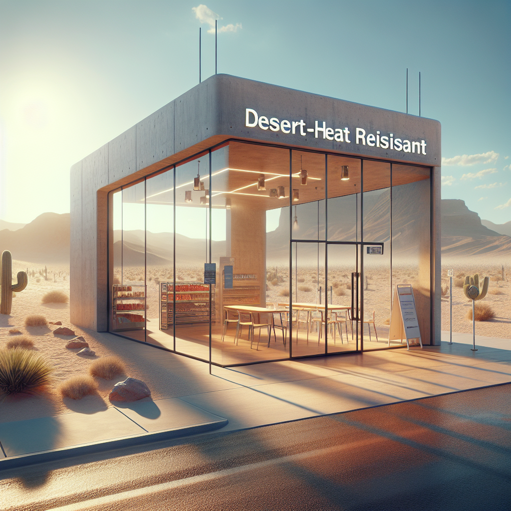 Realistic, heat-resistant storefront glass replacement for Las Vegas businesses.