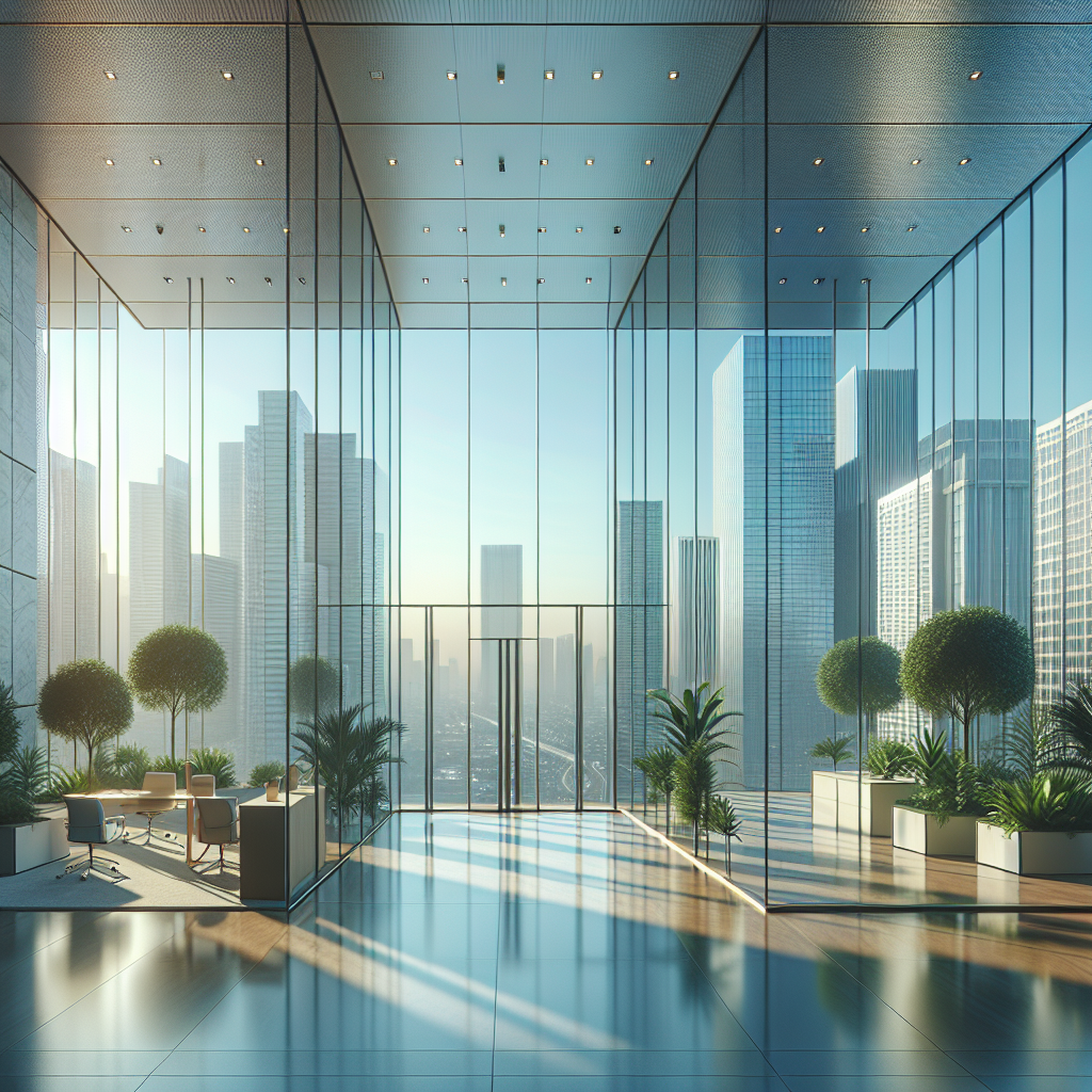 Realistic glass partitions with silicone seams and aluminum frame offer sustainable privacy for Las Vegas homes and businesses.