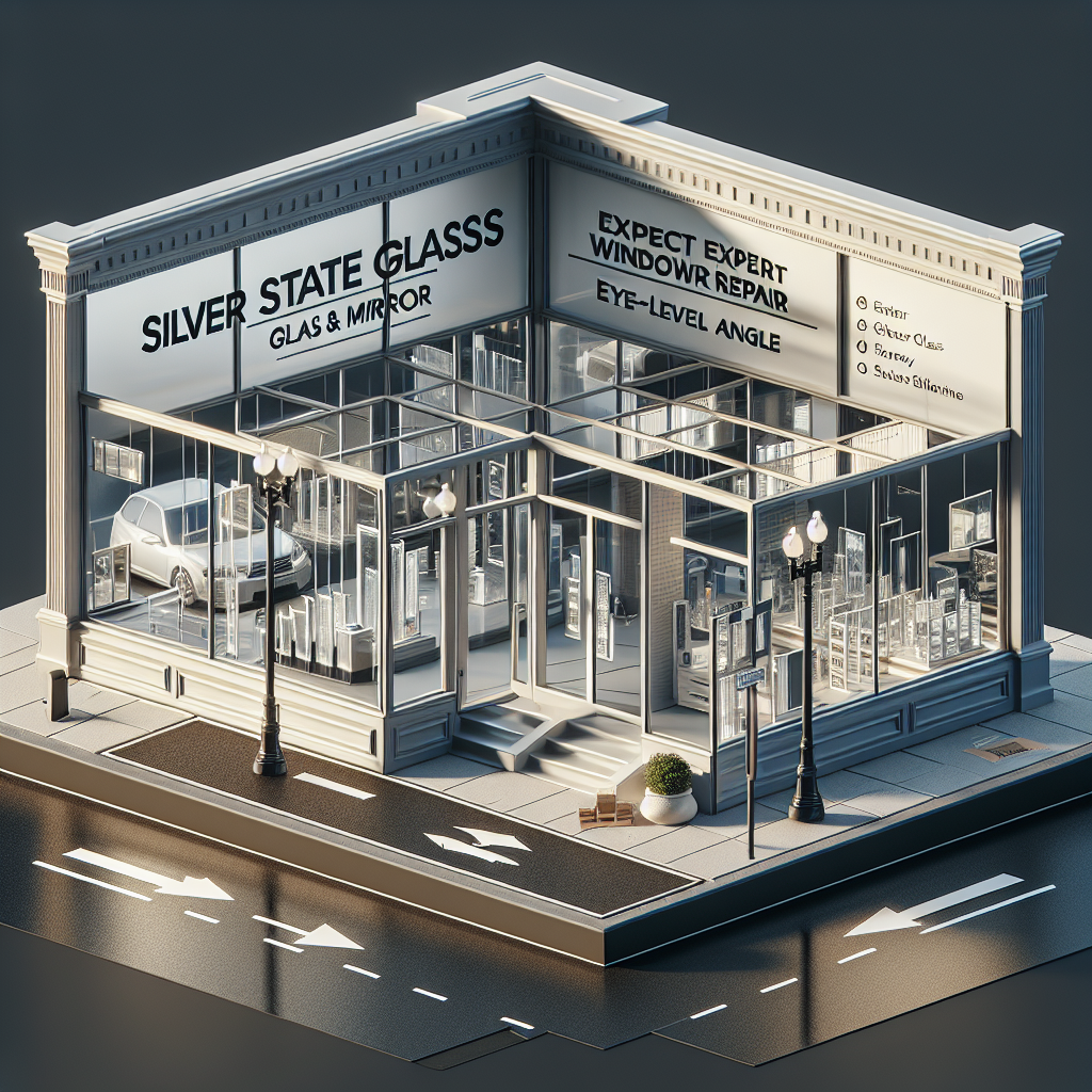 Photo-realistic glass installation with sleek aluminum frame and high-quality tempered glass shelves, enhancing the modern aesthetic of any space.