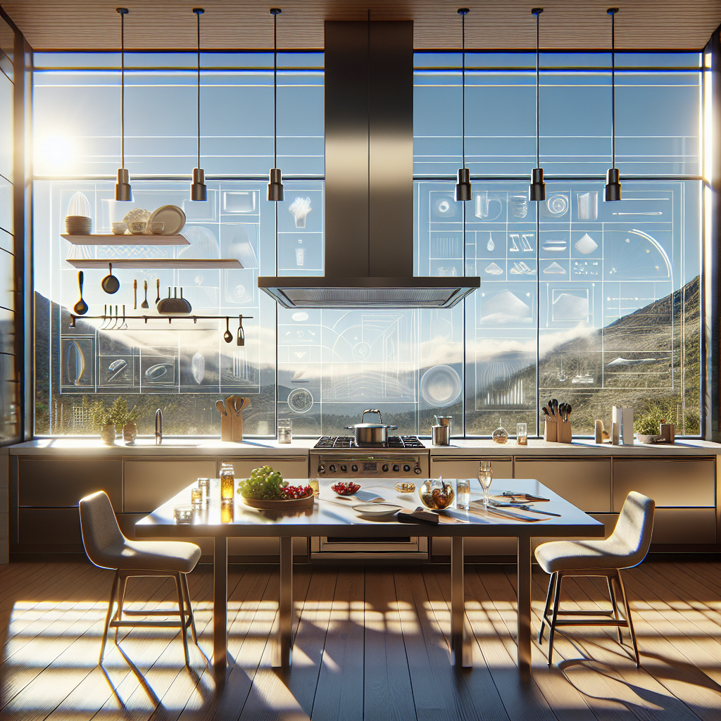 Photo-realistic glass installation with reflections and realistic lighting adds sophistication and elegance.