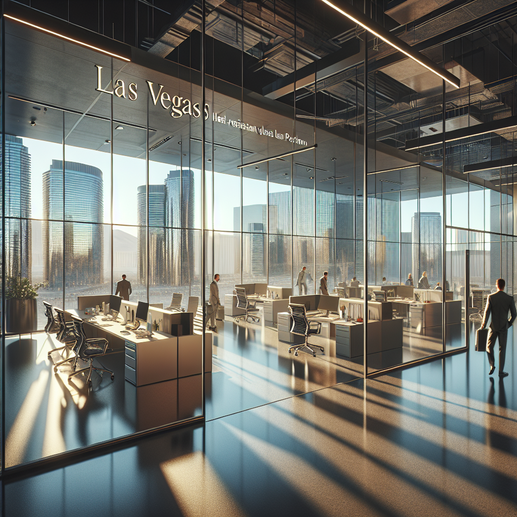 Sophisticated, heat-resistant partition installation by Silver State Glass & Mirror. Enhance energy efficiency and promote collaboration in your office.