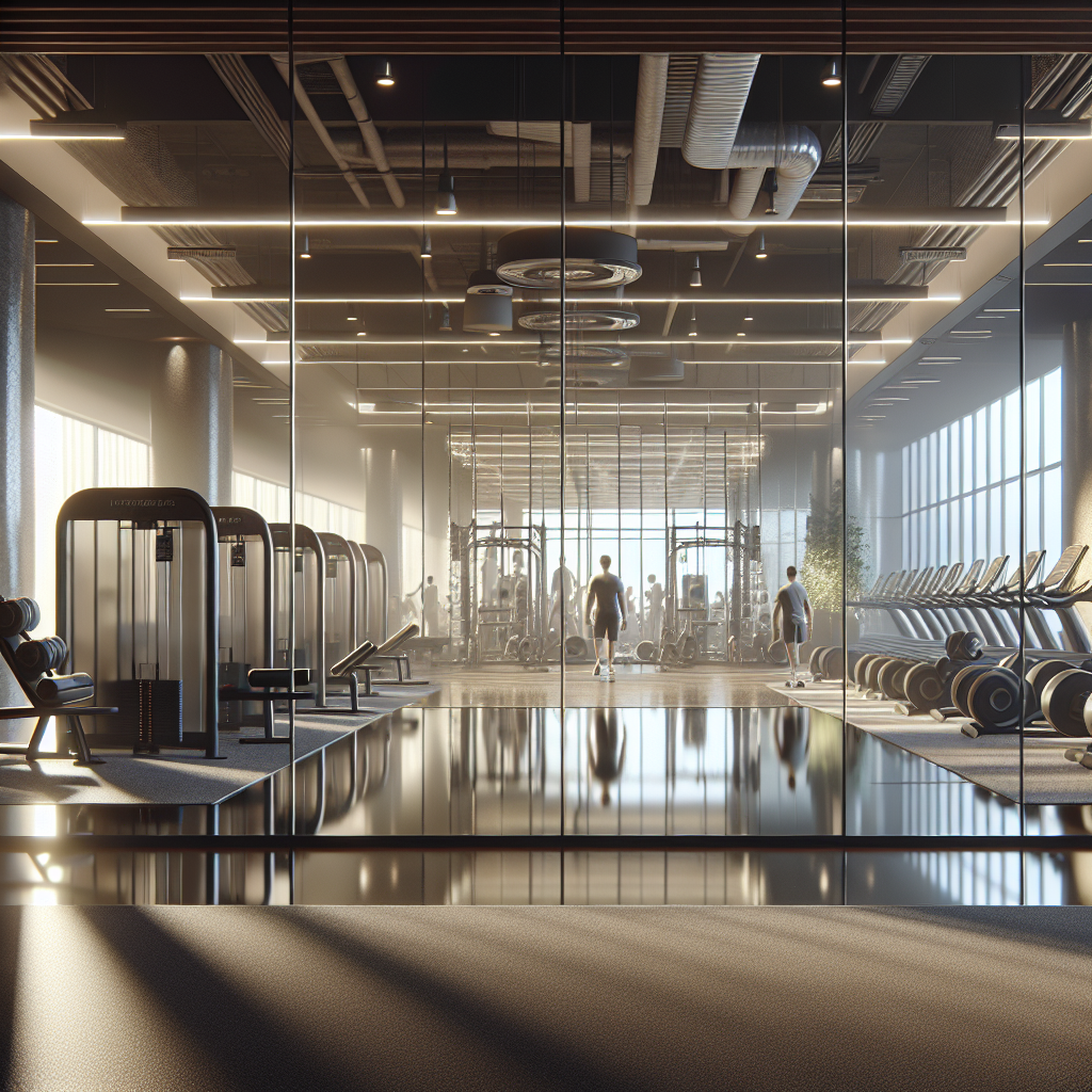 Impact-resistant custom mirror wall installation for gyms in Las Vegas. Visually expands space with high-quality, durable mirrors.