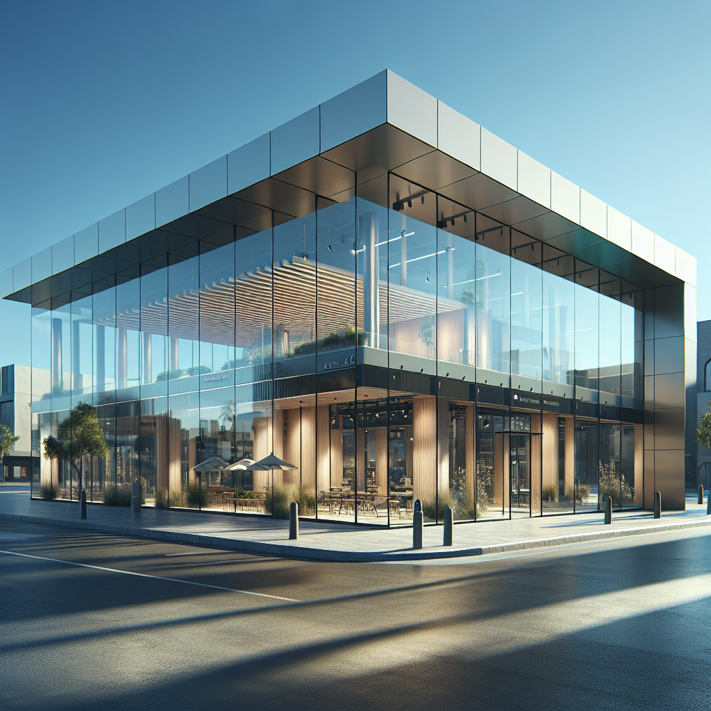 Photo-realistic impact-resistant glass storefront installation in East Las Vegas by Silver State Glass & Mirror.