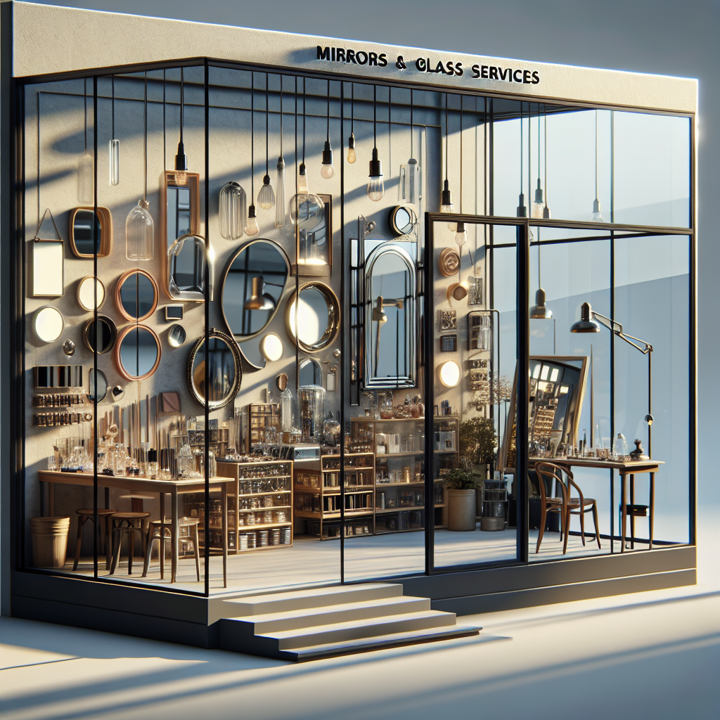 Photo-realistic glass storefront installation with aluminum frame and energy-efficient tempered glass.