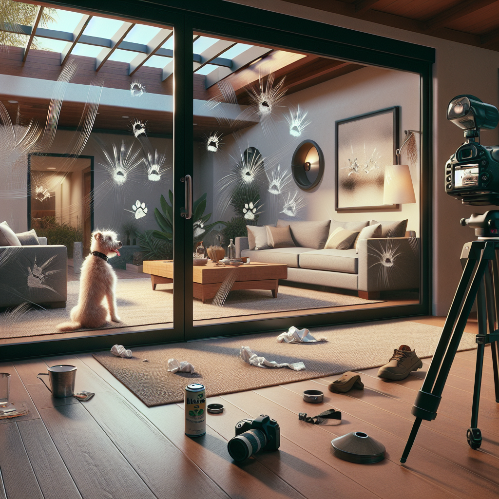 Realistic pet-resistant glass screen installation in North Las Vegas home.