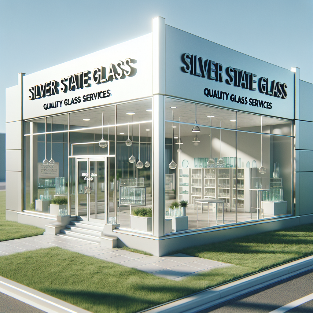 Photo-realistic glass installation with tempered glass storefront and aluminum frame, creating realistic reflections and enhanced natural light.