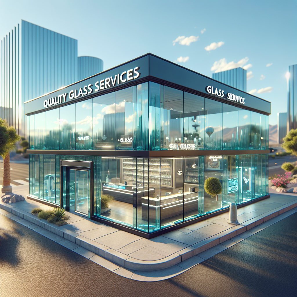 Photo-realistic glass installation with aluminum frame, tempered glass, and silicone seams in modern storefront.