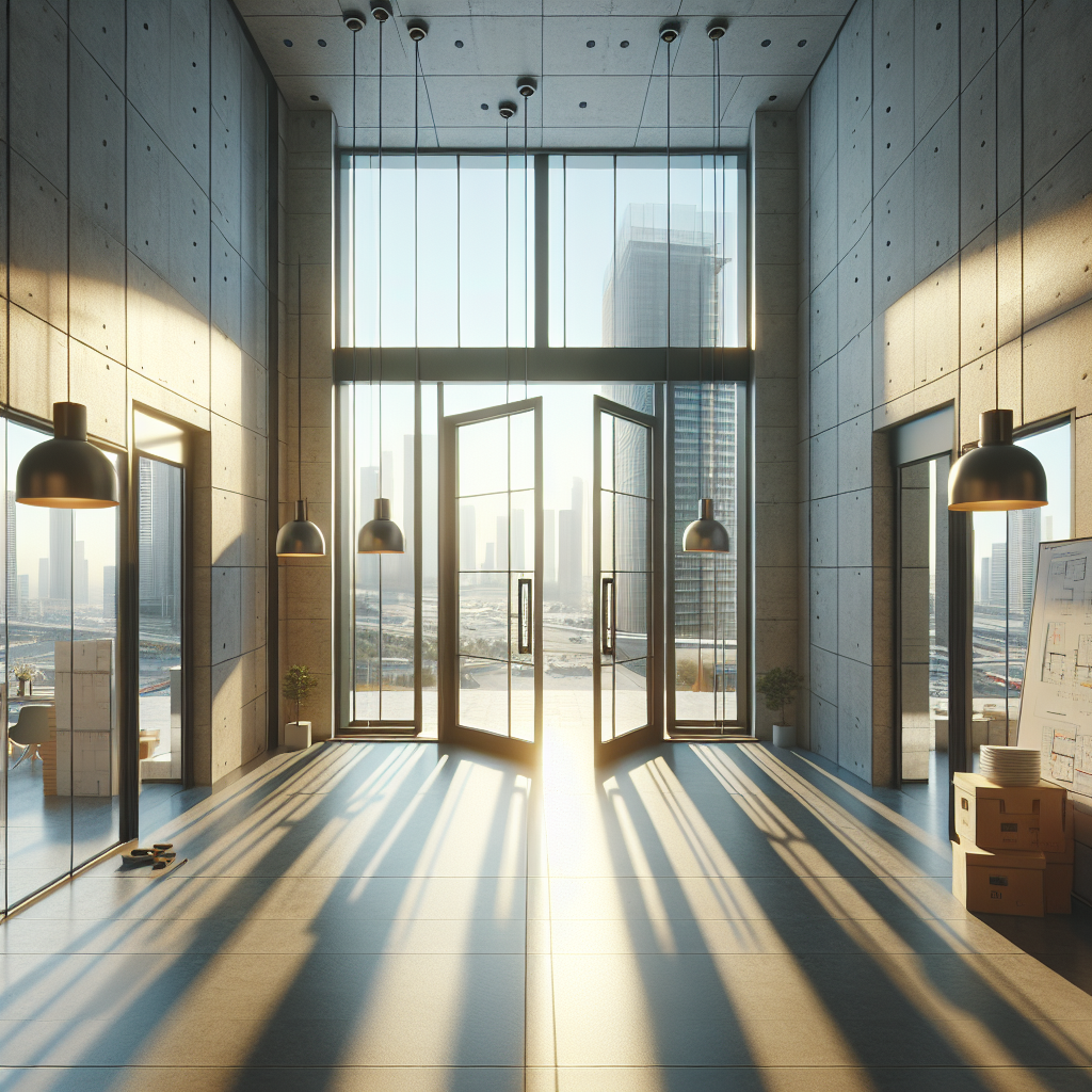 =Commercial door repair, broken glass, worn-out seals, misaligned doors, and damaged frames.