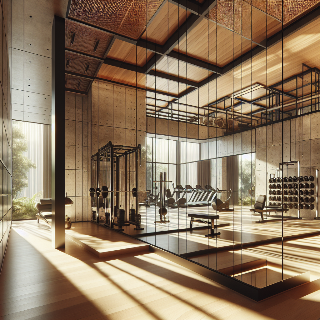 =Gym mirror wall installation for homes.
