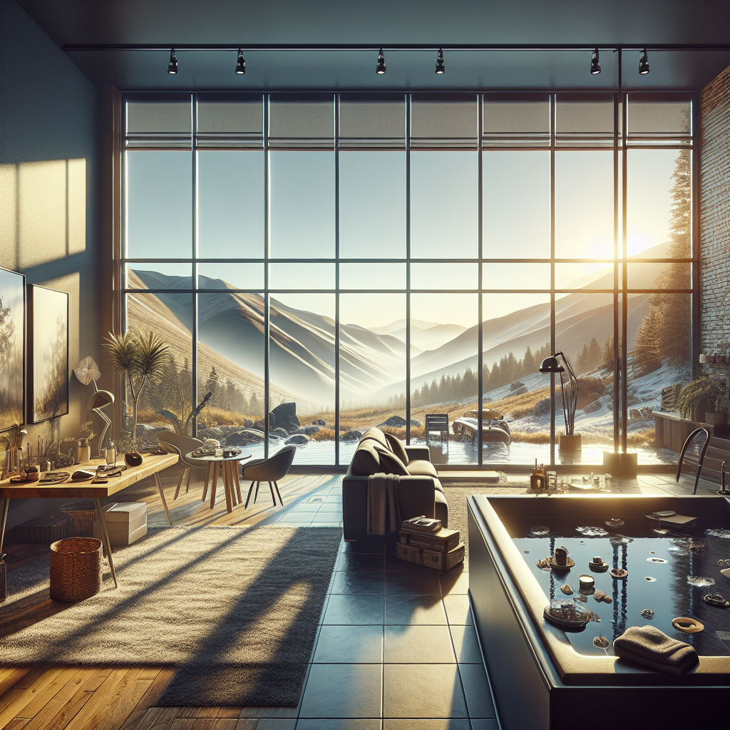 =Residential window glass repair in urban environment.