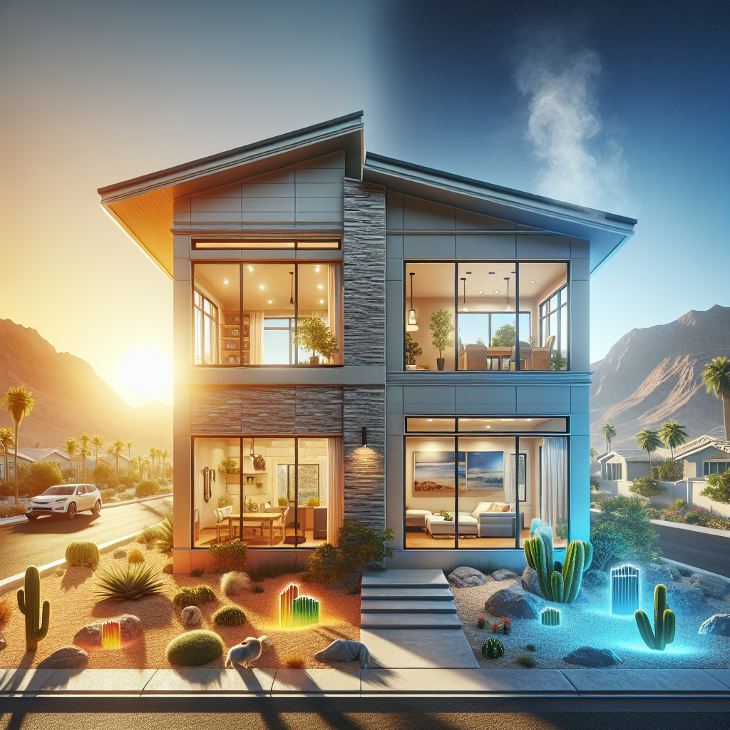 Beautiful, realistic glass installation with silicone seams and aluminum frame - energy-efficient glass Las Vegas