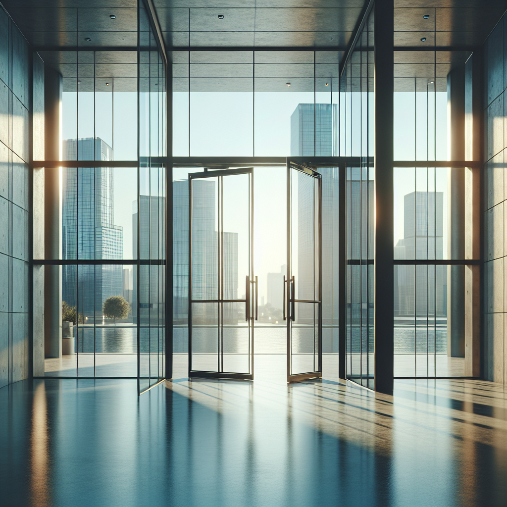 =Glass door replacement with thermal glass for enhanced security and energy efficiency.