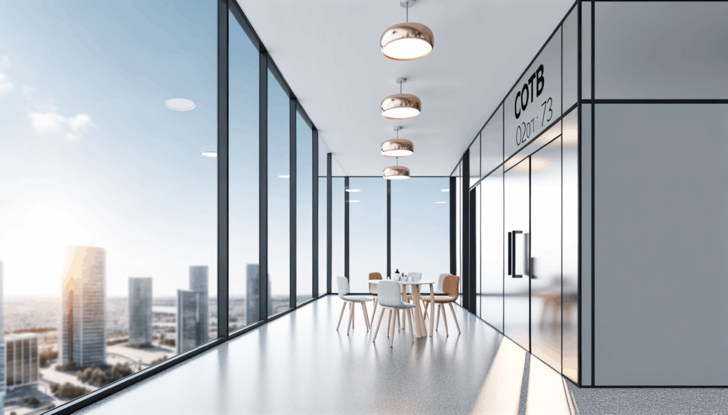 =Glass door replacement example with natural lighting and modern design.