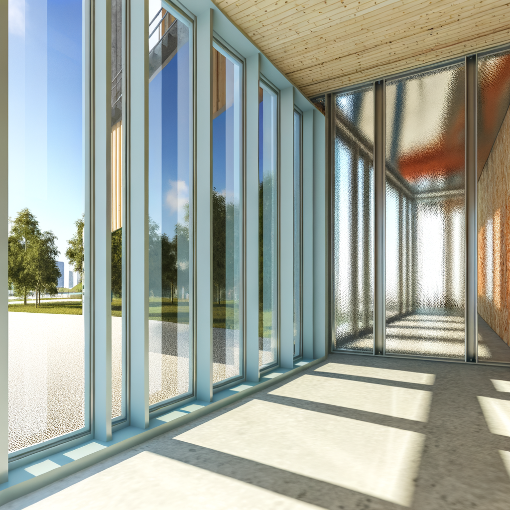=Thermal insulated windows in a modern setting.