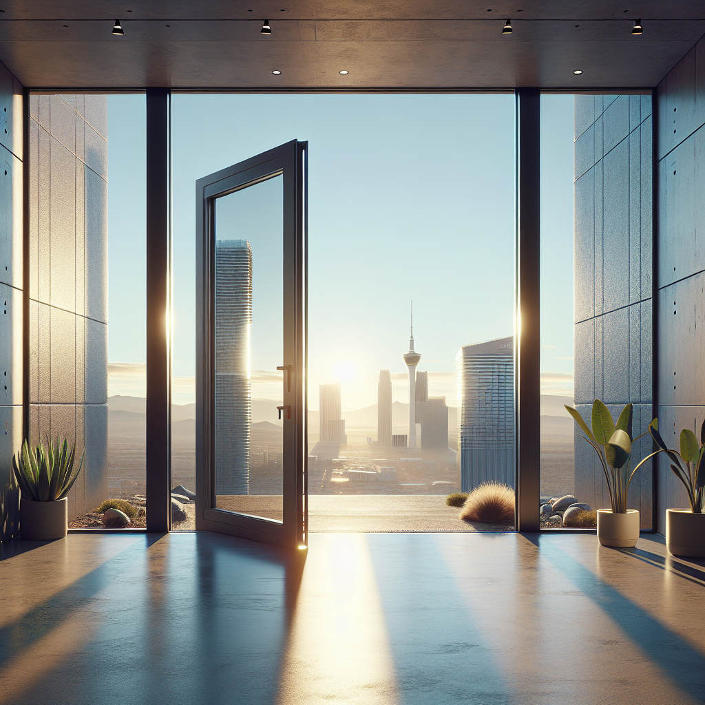 =Modern glass sliding door replacement, offering natural light and stylish design.