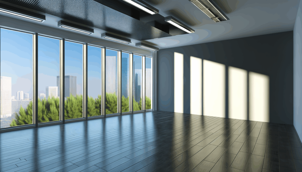 =Energy-Star Rated Windows: Double-pane frame with advanced materials.