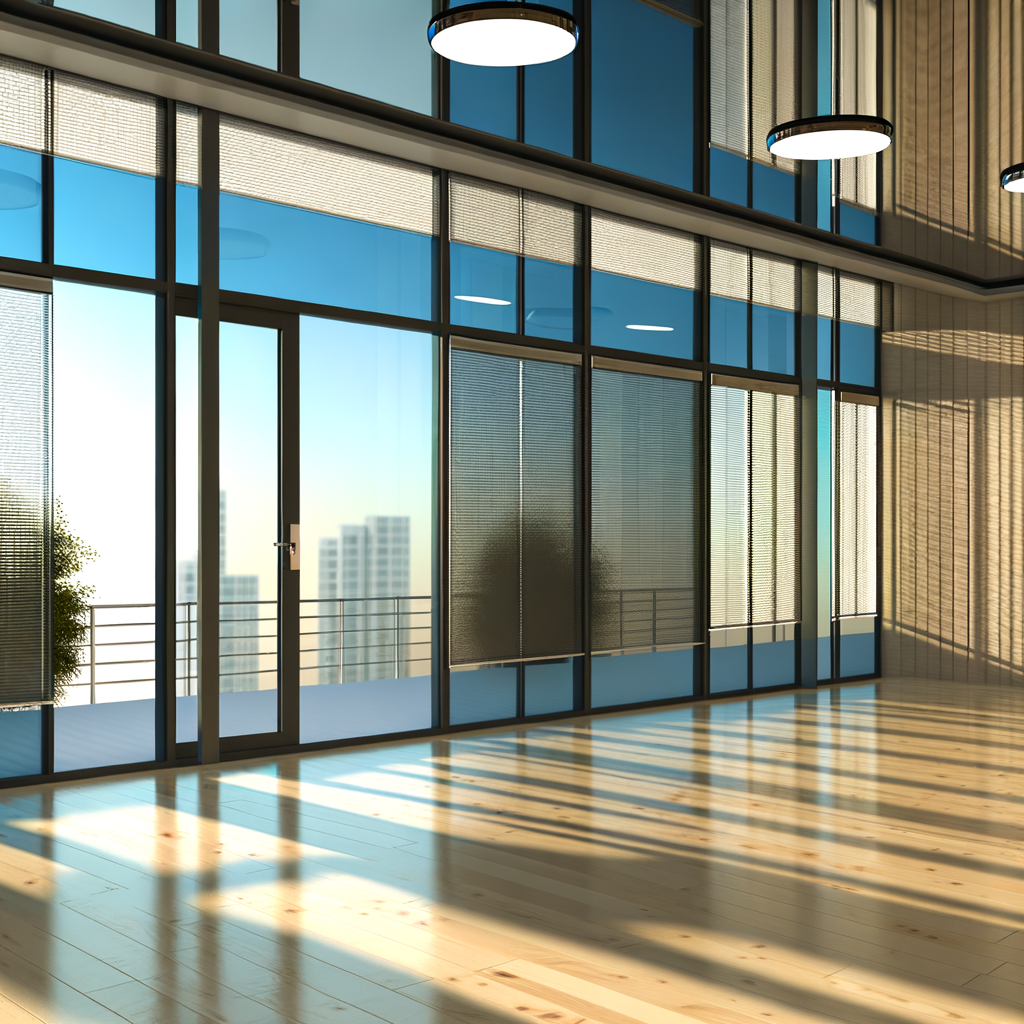 =Switchable Privacy Glass transforming from clear to frosted.