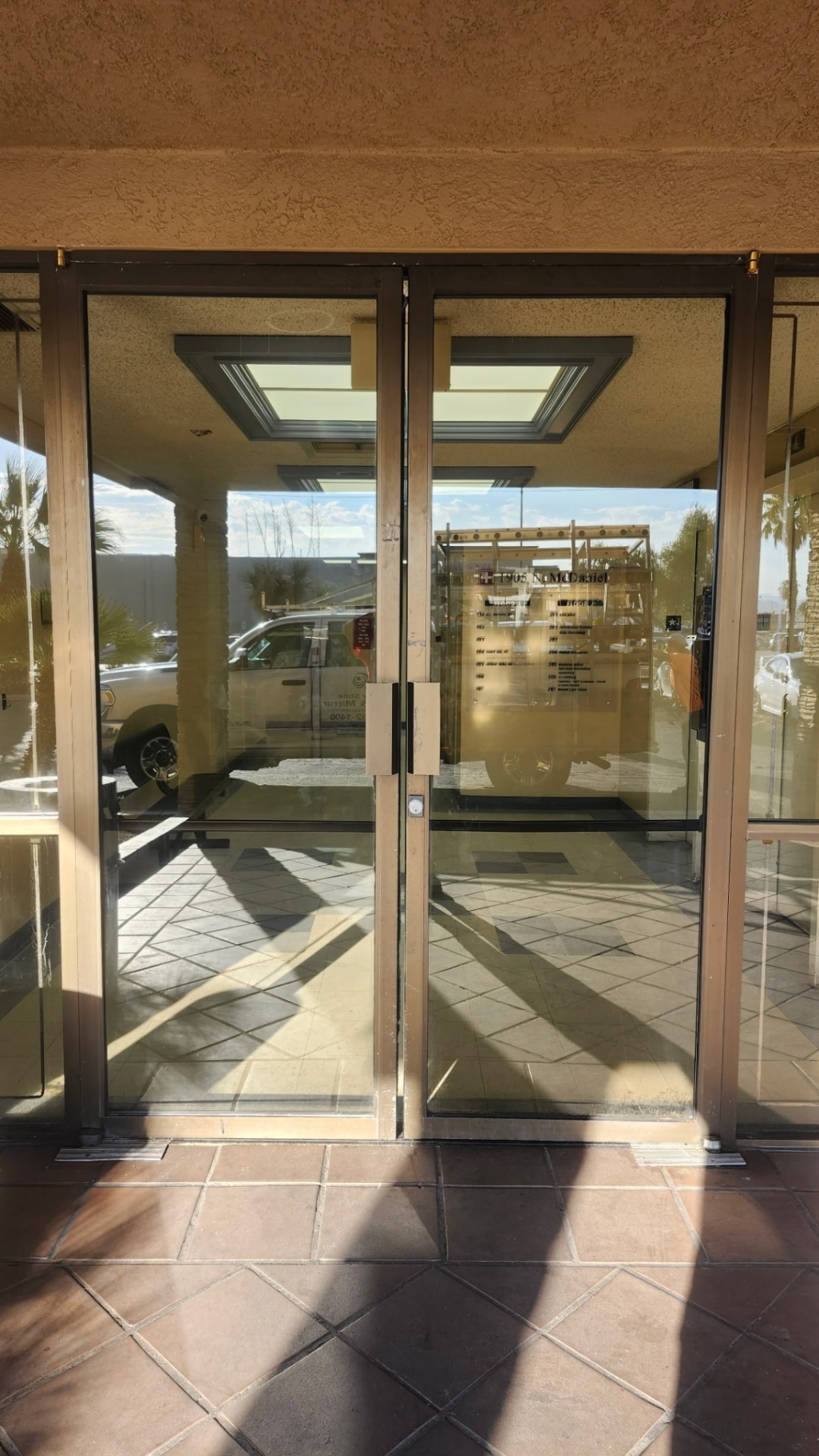 Glass Project Gallery Las Vegas 7 Commercial entry doors at a healthcare facility