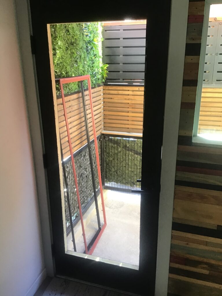 Decorative frosted glass installation Las Vegas