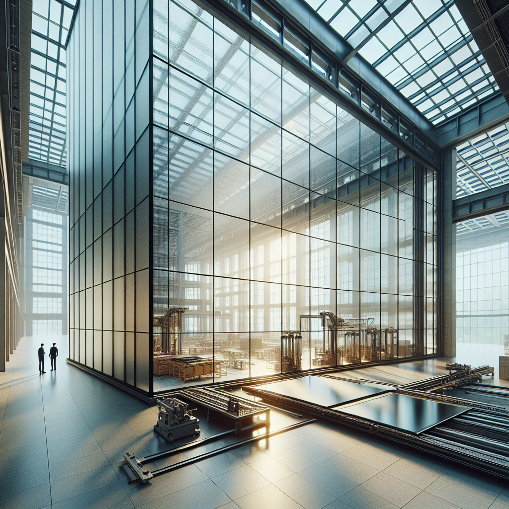 Commercial privacy glass partition installation in Las Vegas office