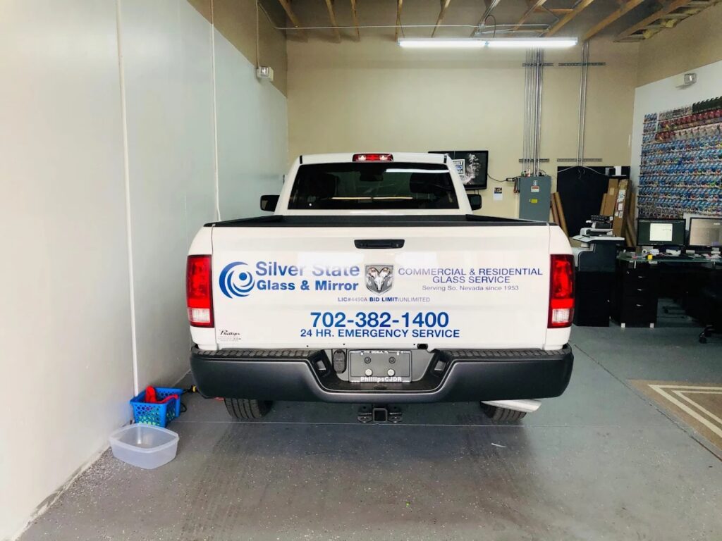 Silver State Glass and Mirror service truck