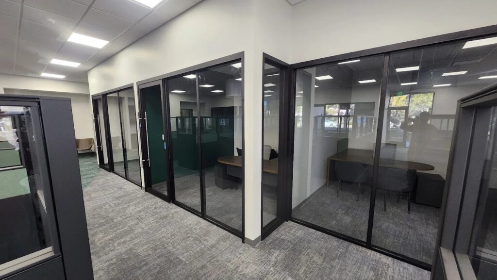 Commercial glass door installation Las Vegas